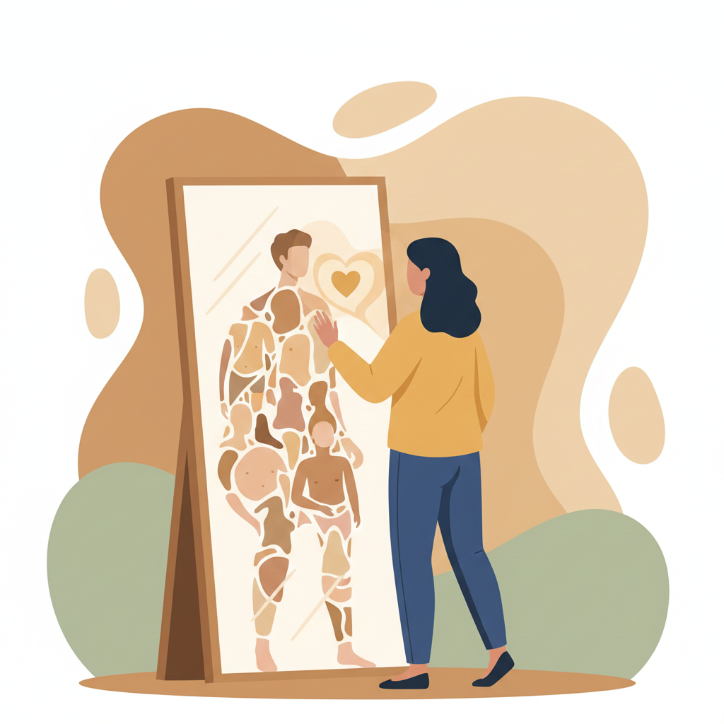 Haciendo las paces con el espejo: Aceptación corporal neutral